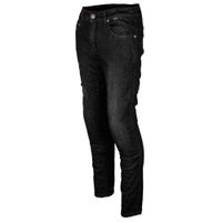 GMS Rattle Slim, Motorjeans heren, Zwart lengte 30