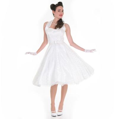 Floral Lace Satin Dress Ivory-46 (NL)/ 20 (UK) | 32% korting Floral Lace Satin Dress Ivory-46 (NL)/ 20 (UK) | 32% korting