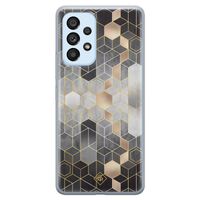 Samsung Galaxy A33 siliconen hoesje - Grey cubes