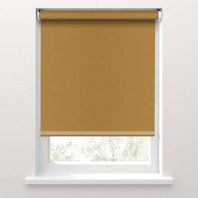 Leen Bakker - Fenstr Rolgordijn Stockholm Verduisterend - Oker (70002) - Polyester - Geel - 120x10x10 Cm