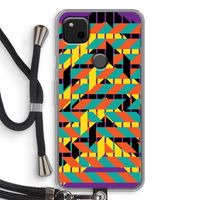 Skew Bee 2: Pixel 4a Transparant Hoesje met koord