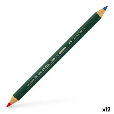 Potlood Faber-Castell 873 Color Blauw Rood (12 Stuks)