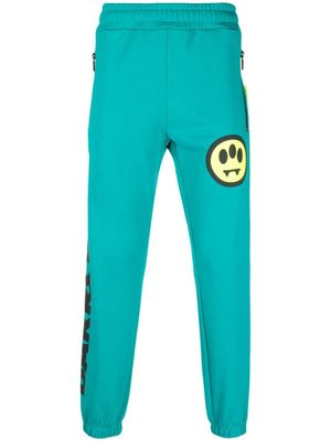BARROW pantalon de jogging à logo imprimé - Vert