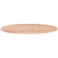 Tafelblad rond Ø80x1,5 cm onbehandeld massief eikenhout