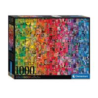 Clementoni Legpuzzel Collage Colorboom, 1000st. - thumbnail