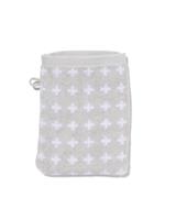 HEMA Handdoeken - Zware Kwaliteit - Kruisje Lichtgrijs (lichtgrijs) - thumbnail