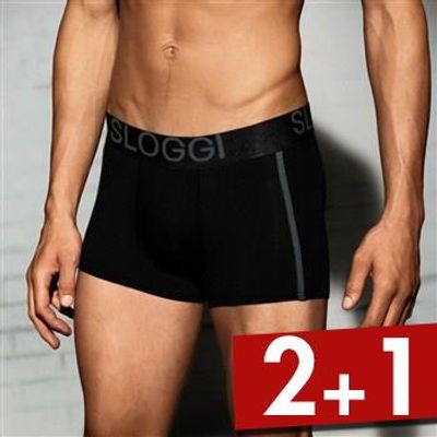 Sloggi 2 stuks For Men Black Hipster * Actie *