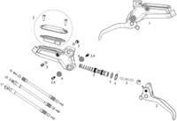 SRAM schijfrem "level bronze stealth" disc brake level bronze stealth fr.950mm