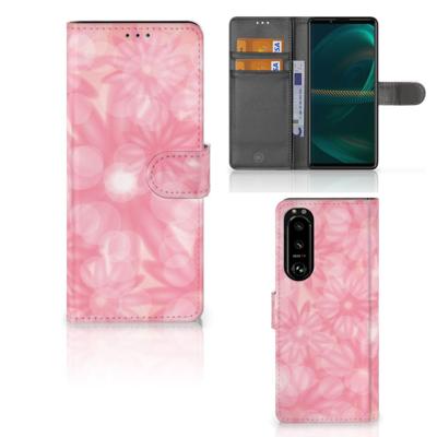 Sony Xperia 5III Hoesje Spring Flowers | Portemonnee hoesje Sony Xperia 5III Hoesje Spring Flowers | Portemonnee hoesje