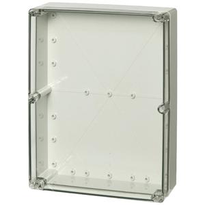 Fibox Enclosure, PC Clear transparent cover (quick-locking) 7022900 Universele behuizing 300 x 230 x 110 Polycarbonaat Grijs-wit (RAL 7035) 1 stuk(s)