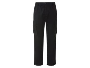 LIVERGY Heren cargobroek (Zwart, L)