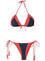 Brigitte bikini Duo colourblock - Rose - thumbnail