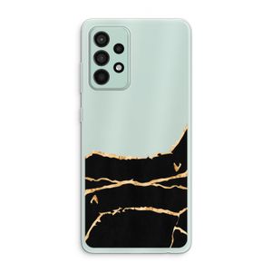 Gouden marmer: Samsung Galaxy A52s 5G Transparant Hoesje