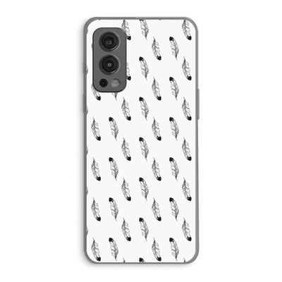 Pluimen: OnePlus Nord 2 5G Transparant Hoesje