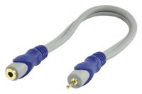 HQ SA-010-0.2 audio kabel 0,2 m 2.5mm 3.5mm Blauw, Grijs - thumbnail