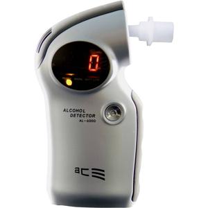 ACE AL6000 Alcoholtester Zilver 0.0 tot 4 ‰ Verwisselbare sensor, Incl. display