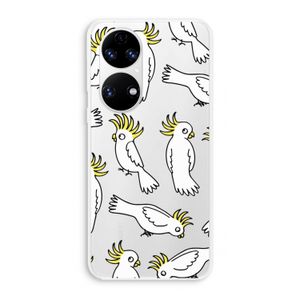Papegaai: Huawei P50 Transparant Hoesje