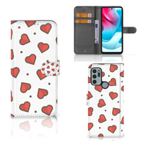 Motorola Moto G60s Telefoon Hoesje Hearts