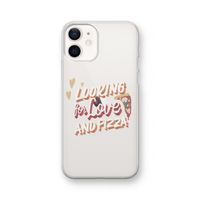 Pizza is the answer: iPhone 12 Transparant Hoesje