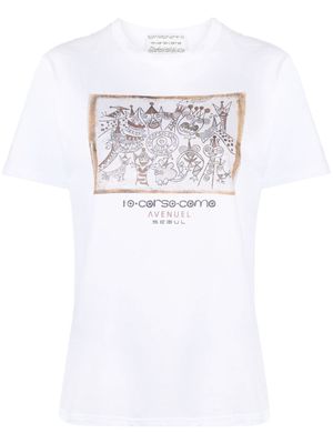 10 CORSO COMO t-shirt Seoul à imprimé graphique - Blanc