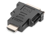 Digitus AK-330505-000-S HDMI / DVI Adapter [1x HDMI-stekker - 1x DVI-bus 24+5-polig] Zwart - thumbnail