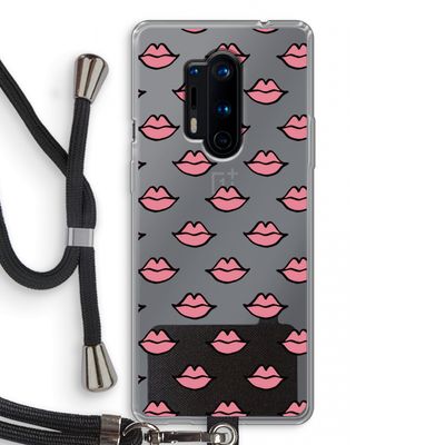 Lipjes: OnePlus 8 Pro Transparant Hoesje met koord