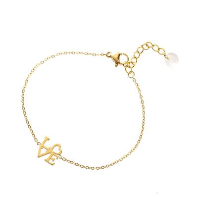 Go Dutch Label Love Armband Goud