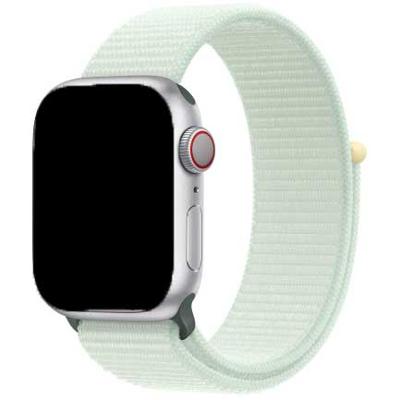Apple Watch Nylon Geweven Sport Band - Zacht Mintgroen - 38, 40, 41 & 42mm Apple Watch Nylon Geweven Sport Band - Zacht Mintgroen - 38, 40, 41 & 42mm