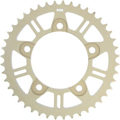 RK Chain wheel 525 46z aluminum gold matt hard a