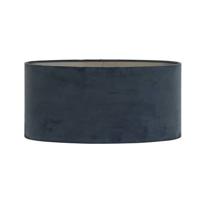 Light & Living Lampenkap Ovaal Velours - Dusty Blue - 45x21x22cm