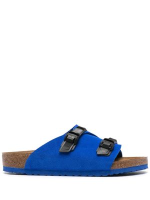 Birkenstock sandales Arizona en daim - Bleu
