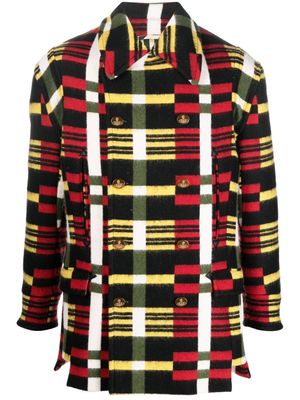 Vivienne Westwood veste croisée à carreaux - Noir