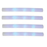 Set van 8x stuks party lichtstaaf met LED licht 48 cm - Lichtgevende feest decoraties