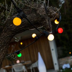 Lumisky lichtsnoer party guinguette met 10 multicolor led-lampjes