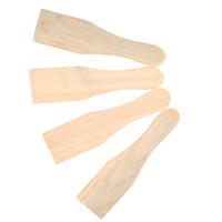 8x Houten gourmetspatels 15 cm