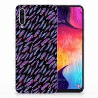 Samsung Galaxy A50 TPU bumper Feathers Color