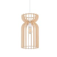 Nowodvorski Houten hanglamp Kymi Ø 26cm - houtbruin 10570