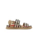 Burberry Kids sandales à motif Vintage Check - Tons neutres