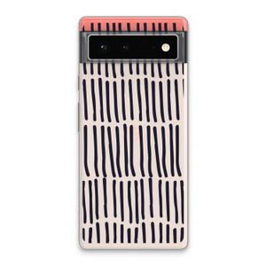 Moroccan stripes: Google Pixel 6 Transparant Hoesje