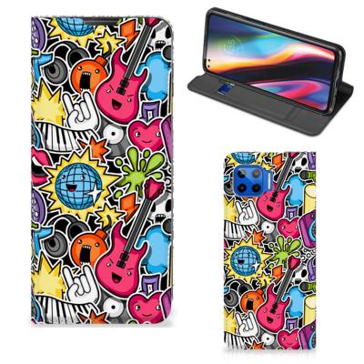 Motorola Moto G 5G Plus Hippe | Standcase | Punk Rock