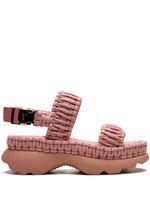 Moncler sandales Belay à bout ouvert - Rose