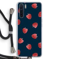Framboosjes: Oppo A91 Transparant Hoesje met koord