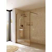 Inloopdouche Riho Define 400 Mat Koper 120x200 cm Incl. Stabilisatiestang