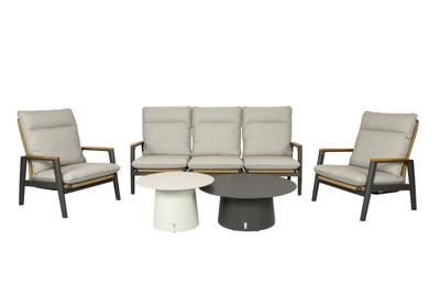 Qopps Yvori loungeset met Okios koffietafeltjes