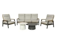 Qopps Yvori loungeset met Okios koffietafeltjes