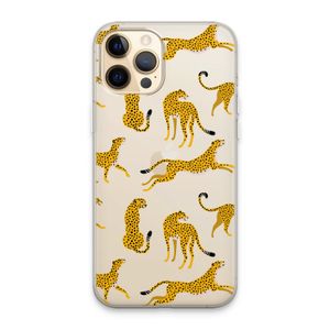 Luipaard: iPhone 13 Pro Max Transparant Hoesje