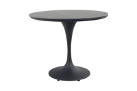 Toscara ronde bistrotafel Ø90 cm. - Antraciet/Keramiek