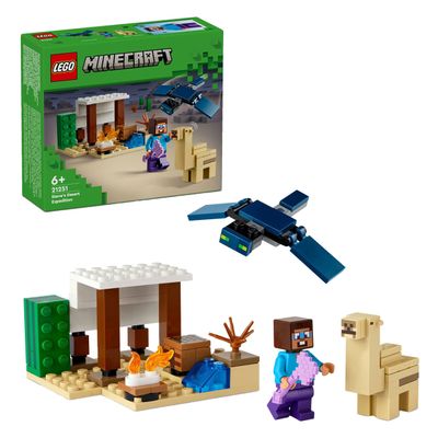 LEGO minecraft 21251 steve&apos;s woestijnexpeditie