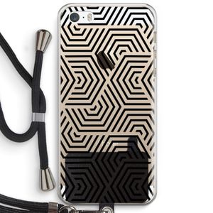 Magic pattern: iPhone 5 / 5S / SE Transparant Hoesje met koord
