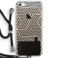 Magic pattern: iPhone 5 / 5S / SE Transparant Hoesje met koord